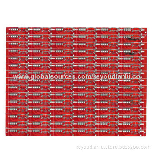 PCB Circuit Board, Red Solder Mask, Small Size, 1oz Copper Thickness
